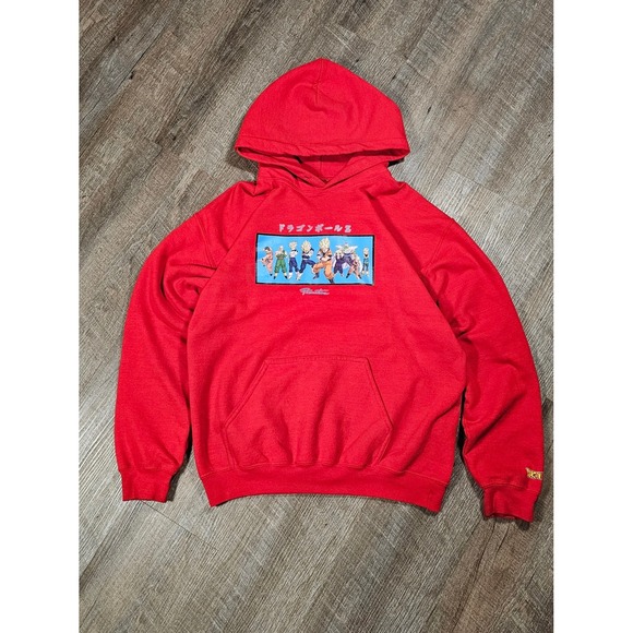 Primitive Skateboarding Other - Primitive x Dragon Ball Z Mens Red Hoodie Z Fighters Graphic Sweatshirt Medium